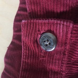 LL Bean Corduroy Maroon Pants